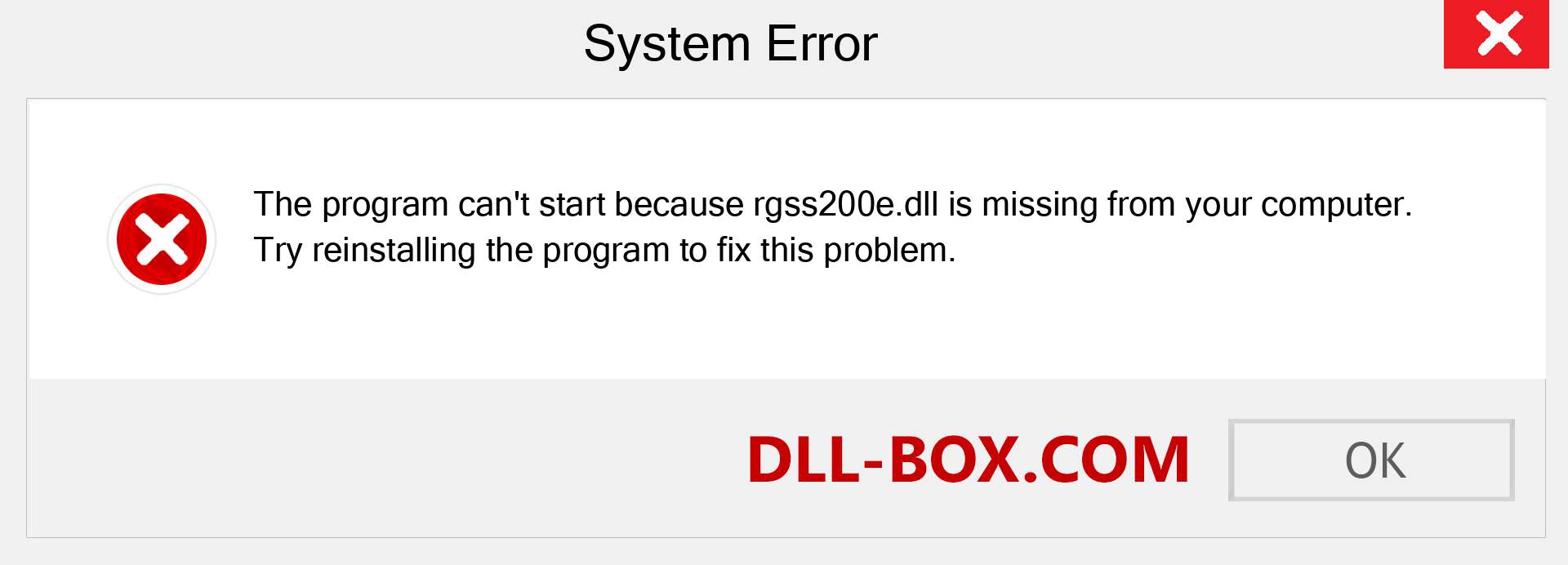 rgss200e.dll file is missing?. Download for Windows 7, 8, 10 - Fix  rgss200e dll Missing Error on Windows, photos, images